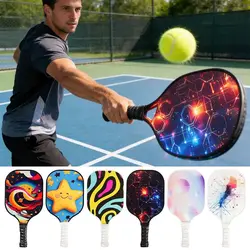 Pickleball infantil: raqueta ligera con núcleo de panal y pelota