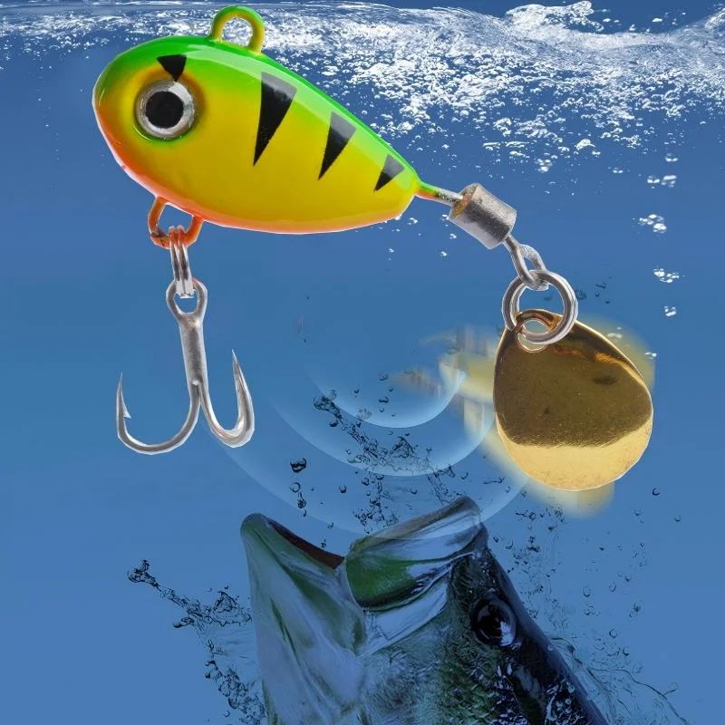 Señuelo VIB lanzado largo aspas giratorias hundimiento para lubina 3D - imagen 5