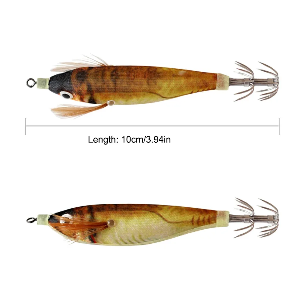Señuelos Glow Calamar con Anzuelo – Brillo Nocturno para Pesca Salada - imagen 2