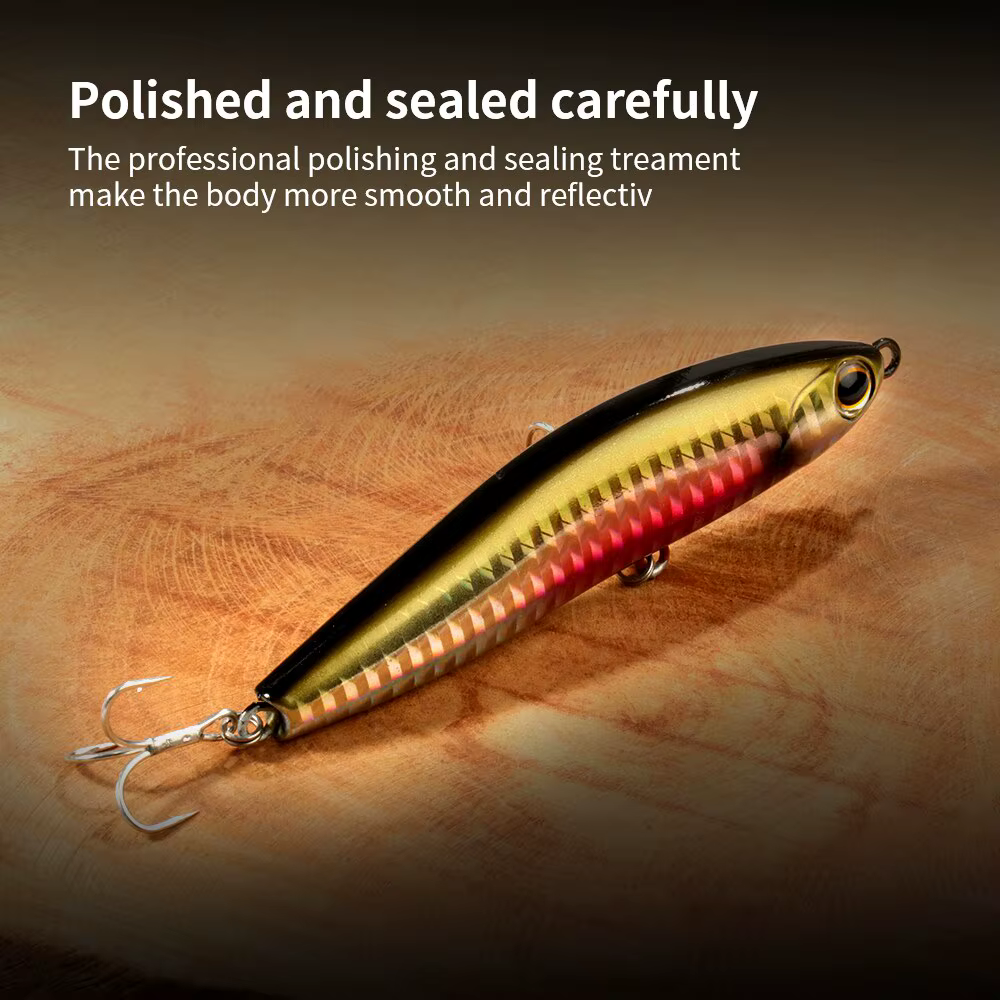 Senuelo pencil bait hundido 24g - Anzuelos triples - 2 piezas - imagen 3