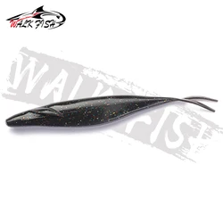 Señuelo de silicona Walk Fish con cola bifurcada PVC para lucio