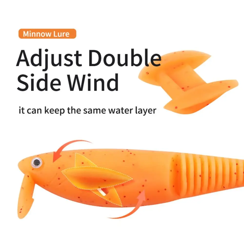 Señuelo Minnow swimbait hundible con aletas ajustables realista - imagen 2
