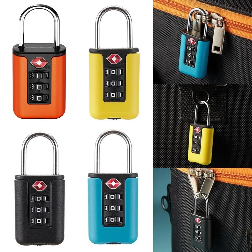 Cerradura TSA de combinación para equipaje, candado antirrobo - imagen 4