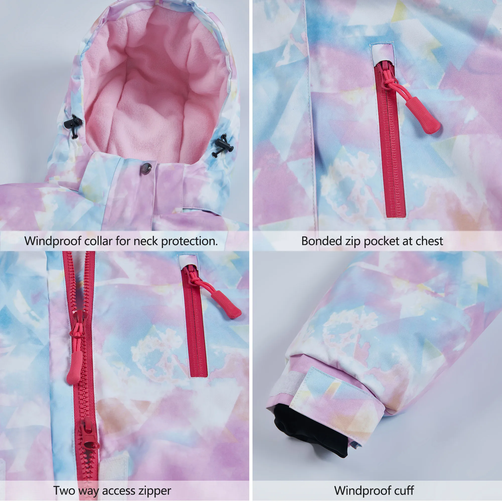 Pantalones con pechera y protección contra nieve