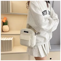 Bandolera de pana color sólido alta calidad, para hombro y móvil