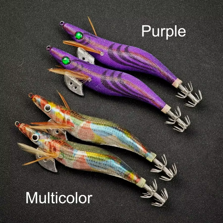 Detalle del señuelo de pesca EGI