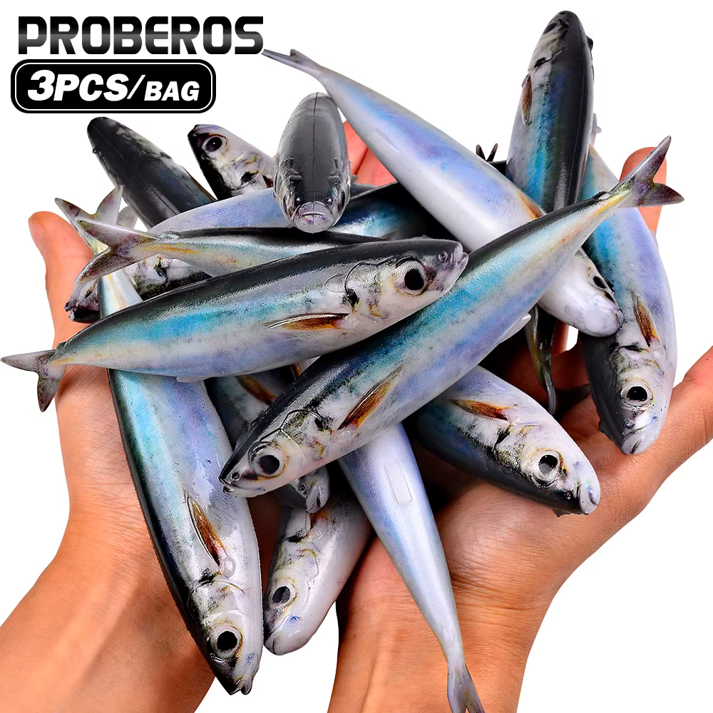 PROBEROS Señuelos macarela realistas – Atún, salmón y - imagen 4