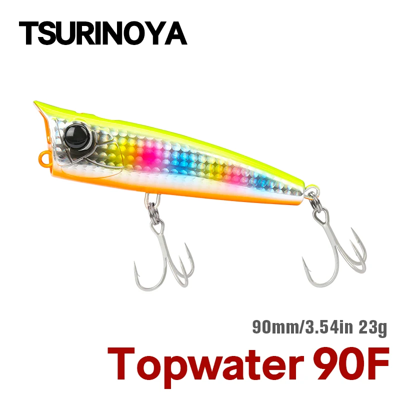 TSURINOYA Topwater Popper DASHER para lubina y predadores en salada - imagen 2