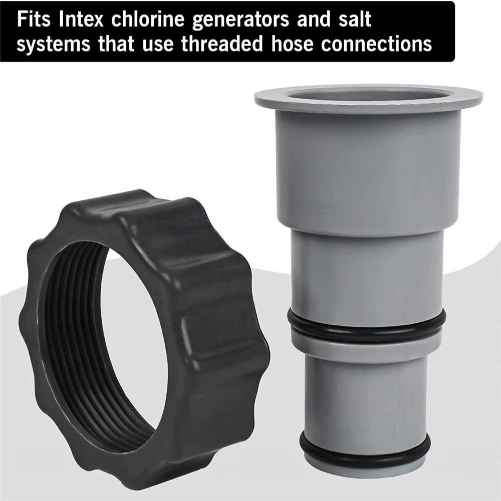 Conector plástico para bomba de filtro de piscina