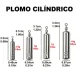 Plomos cilíndricos con esmerillón giratorio para agua dulce y salada - imagen 2
