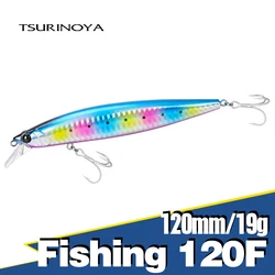 TSURINOYA 120F Minnow – Señuelo flotante agua salada