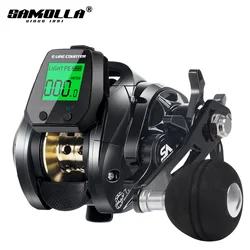 Carrete baitcasting electrónico SAMOLLA – Impermeable con carga USB