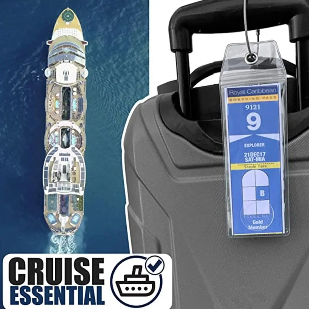 Portaetiquetas equipaje impermeable para crucero con cierre hermético - imagen 2