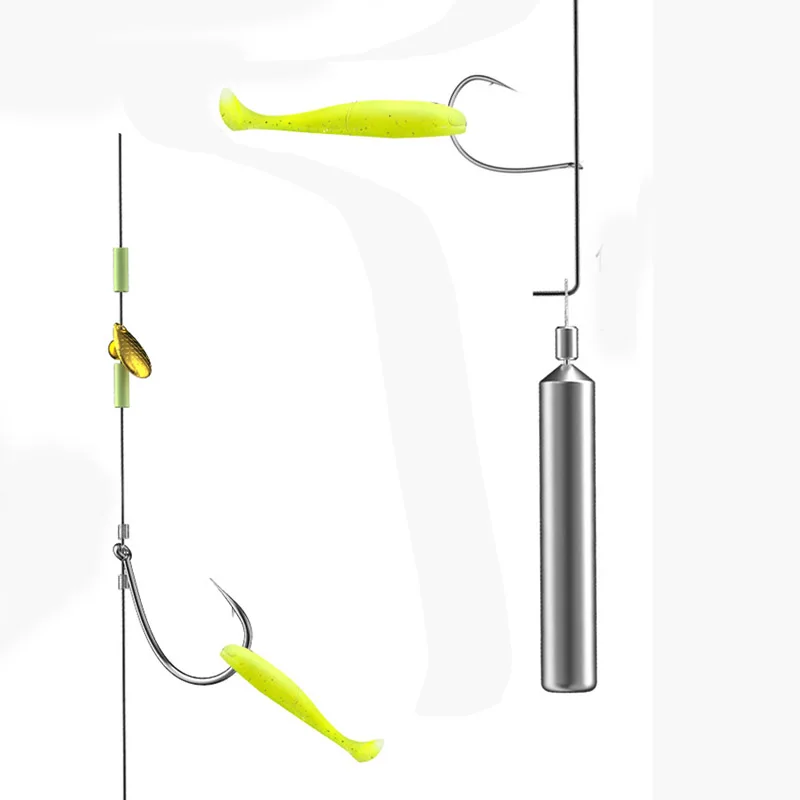 Anzuelos Texas Rig 5 uds – Para lubina, Drop Shot y Carolina - imagen 4