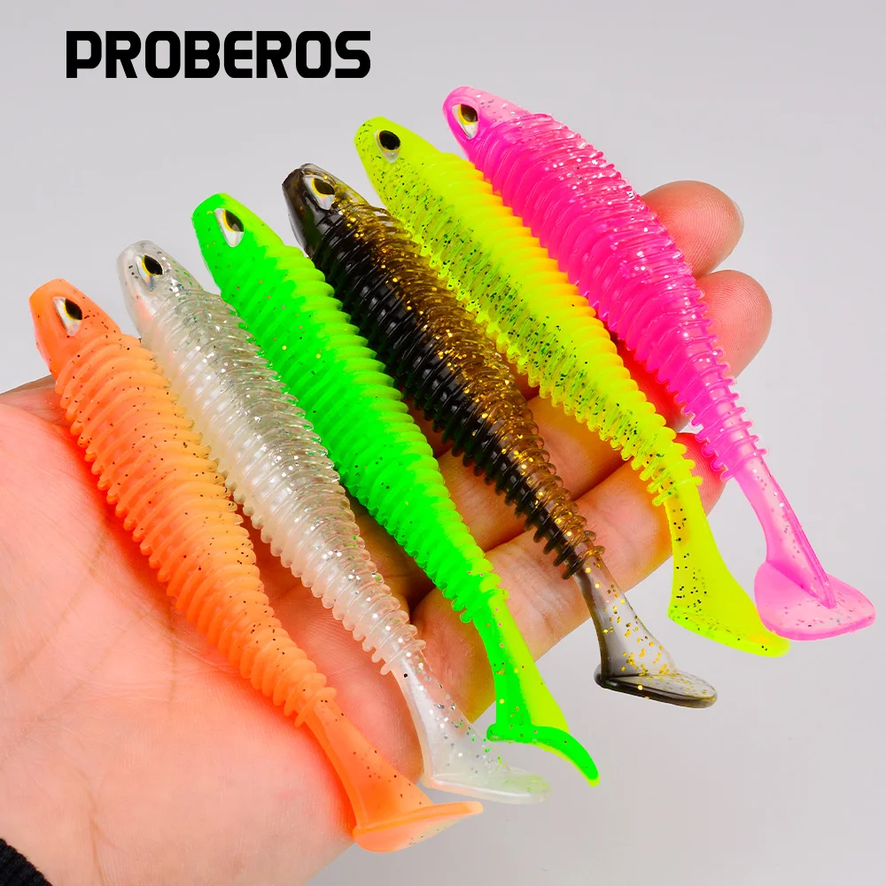Swimbait bicromo de silicona para pesca bass y carpa - imagen 4