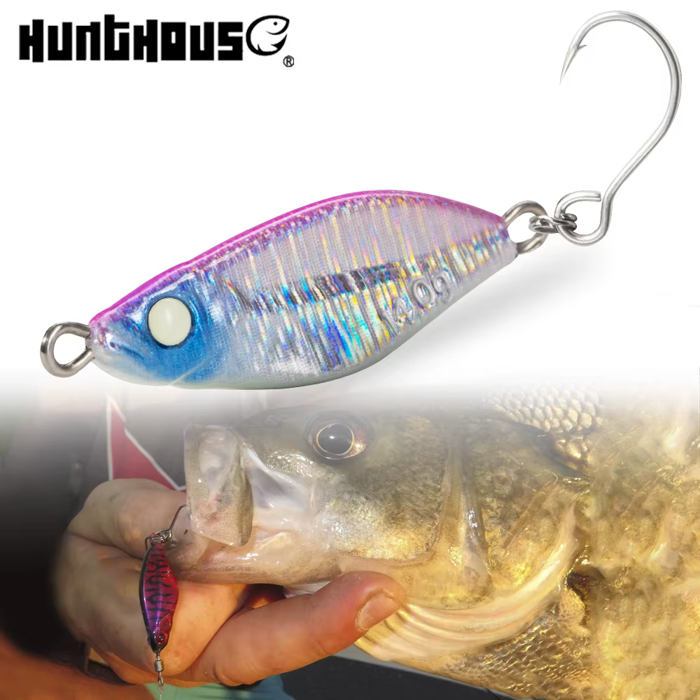 Hunthouse Cuchara para Jigging de Hundimiento Lento con Ojos UV - imagen 4