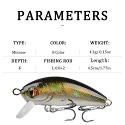 Jerkbait Flotante 5cm 4,5g - Modelo japonés para Lucio