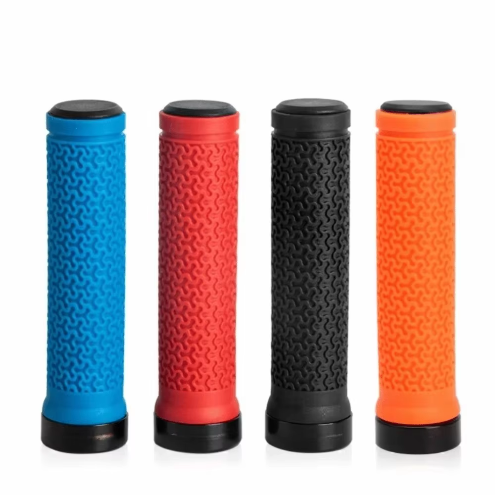 Pack de puños de goma para manillar de bicicleta