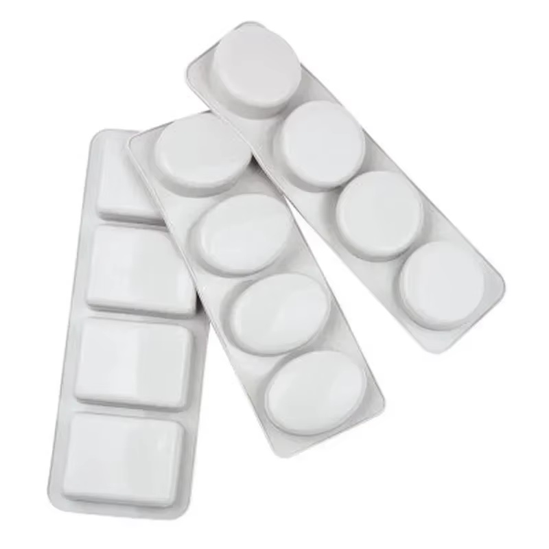Ejemplo de jabones desmoldados con relieve 3D