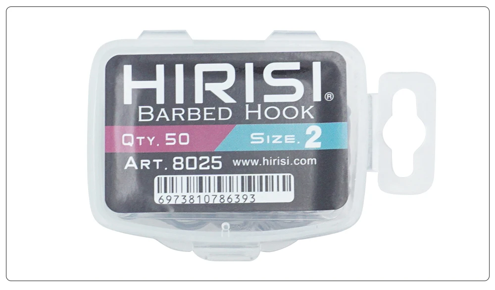 Set de anzuelos Hirisi con recubrimiento PTFE y ojo