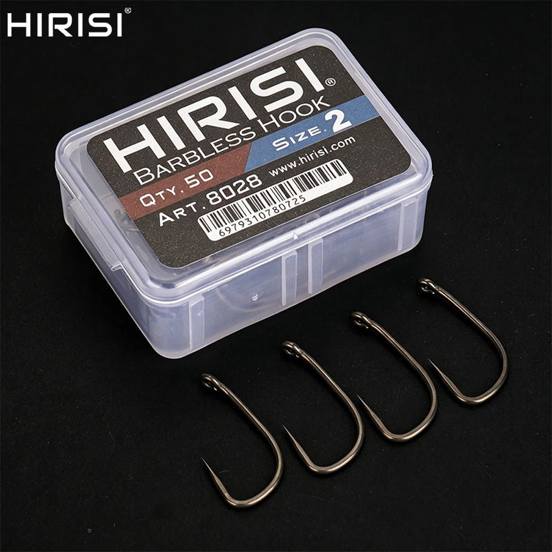 Anzuelos para carpa Hirisi de acero inoxidable con alto carbono - imagen 5
