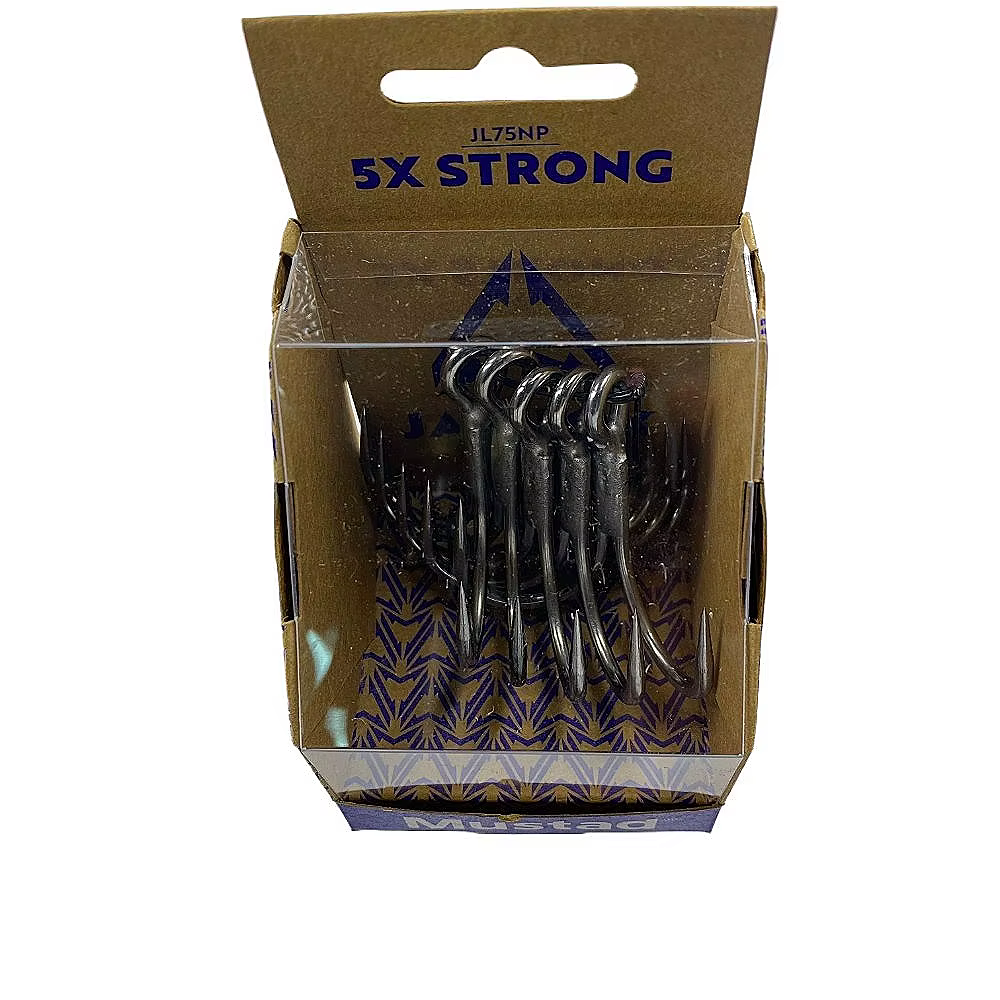 Anzuelo triple Mustad JL75NP Jaw Lok 5X fuerte agua salada - imagen 5