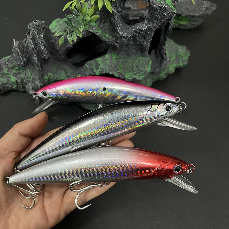 Señuelo Minnow hundimiento rápido para pesca en alta mar y trolling - imagen 5