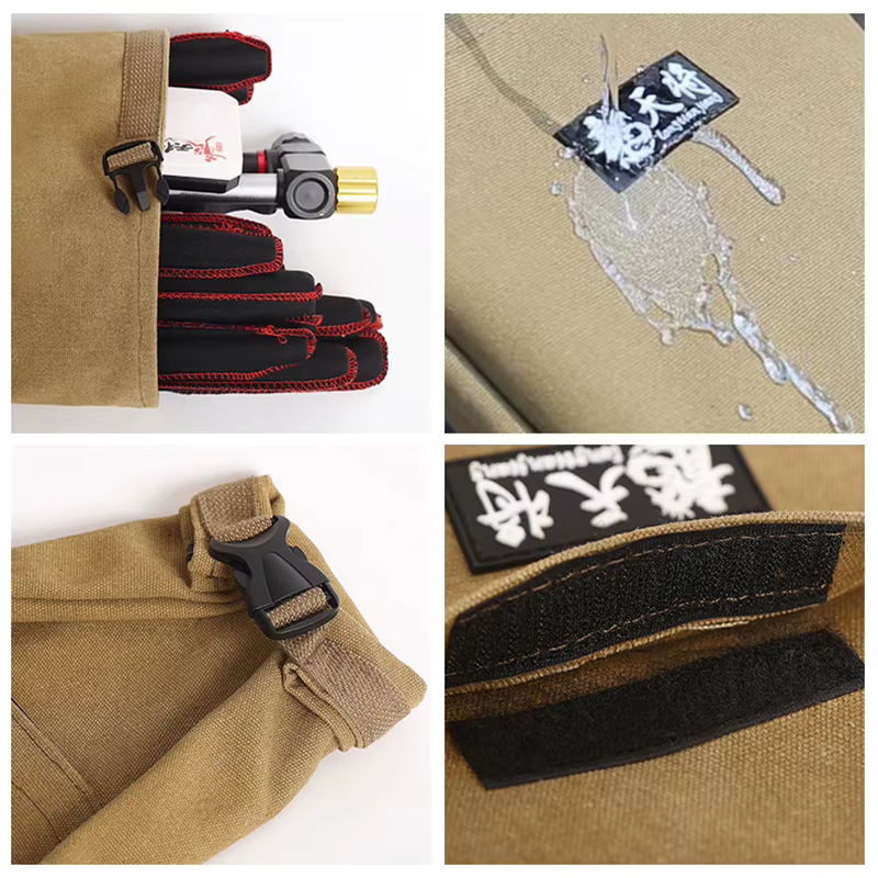 Bolsa de lona plegable para caña de pescar 80-146 cm - imagen 3