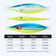 Señuelo Slow Jig Obsession J105 con UV y acabado reflectante - imagen 2