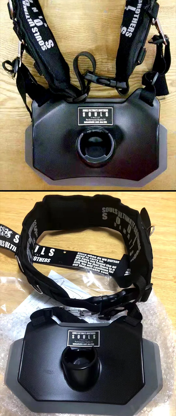 Cinturón SOULS protección de cintura en uso