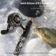 Carrete de pesca suave de aluminio para mano izquierda o derecha - imagen 5