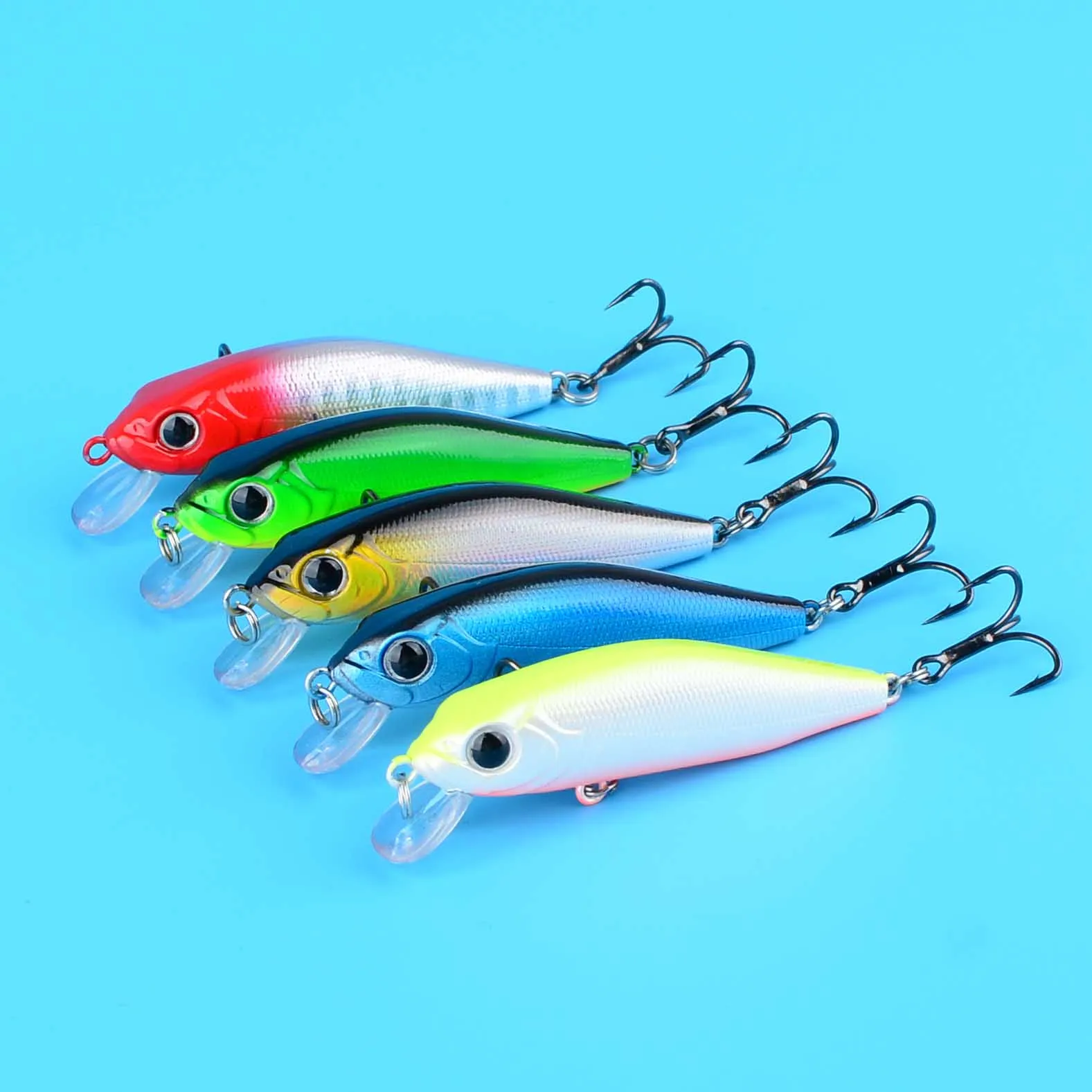 Wobbler Minnow cebo duro flotante para lubina rayada - imagen 3