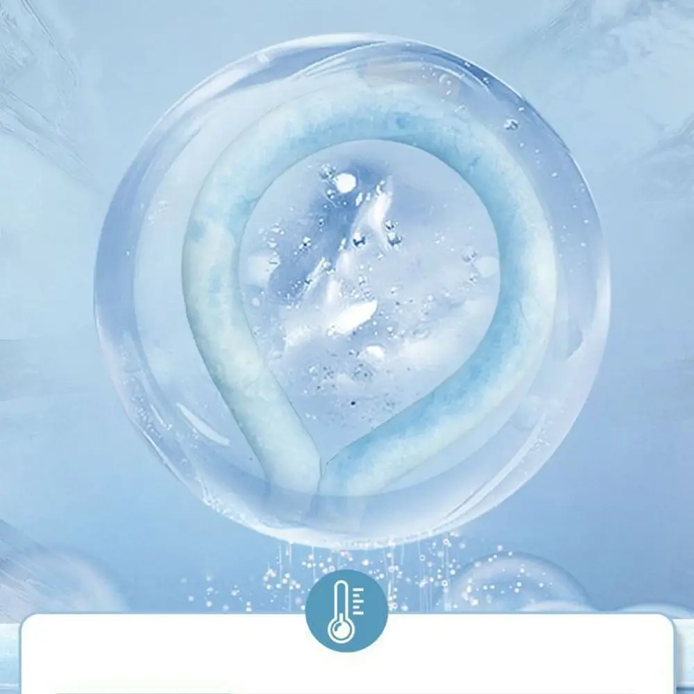 Enfriador de cuello portátil reutilizable para verano, anillo de hielo - imagen 2