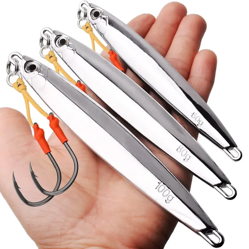 Jig metálico rápido de hundimiento para spinning marino - imagen 2