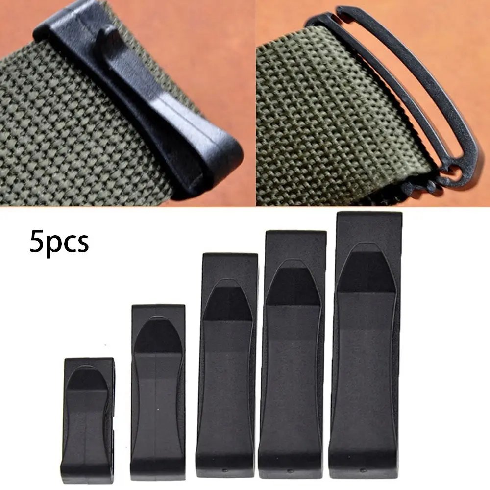 Hebillas negras con clip y sistema Molle para mochila de camping - imagen 5