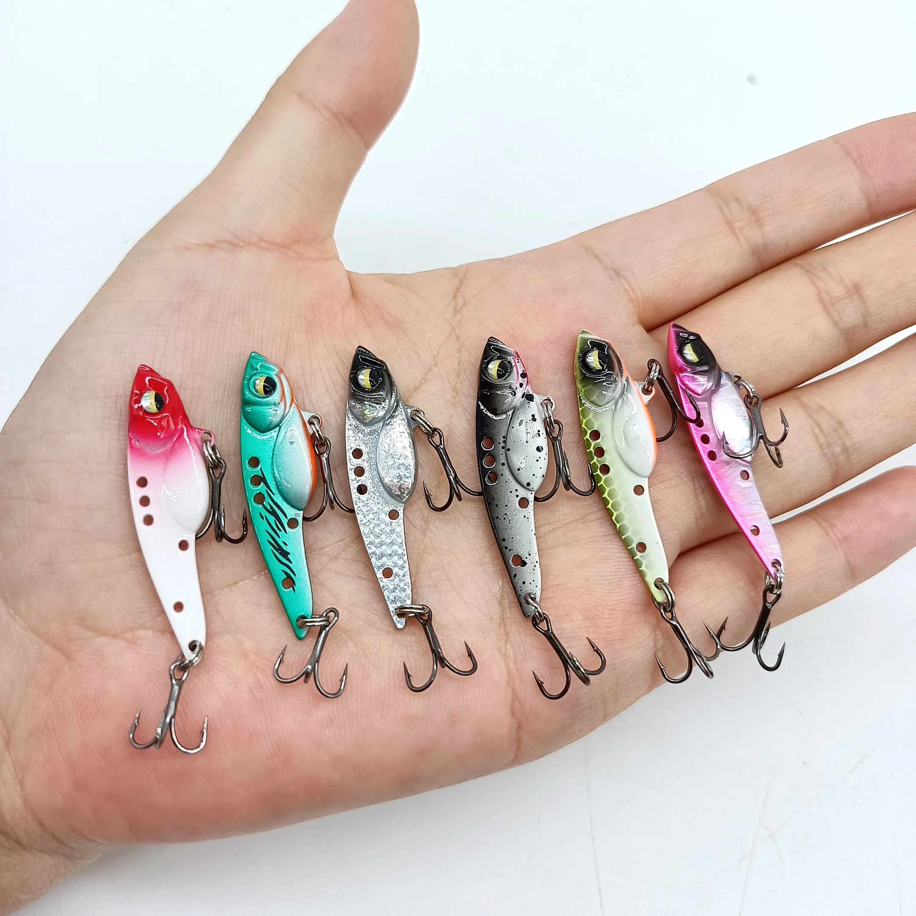 Mini VIB cuchara señuelo de pesca DUODUOYU