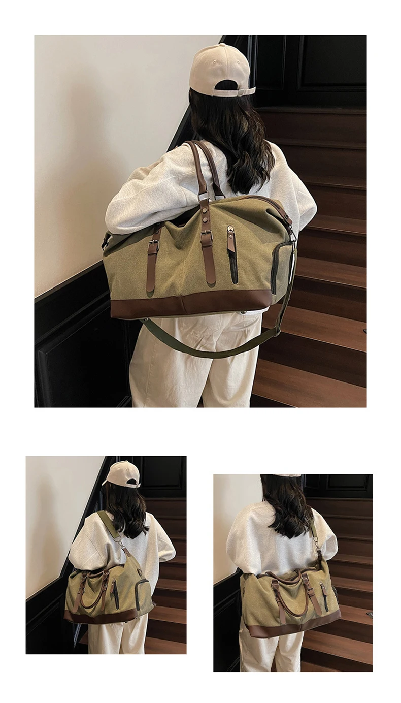 Bolso con gran apertura para cargar y organizar
