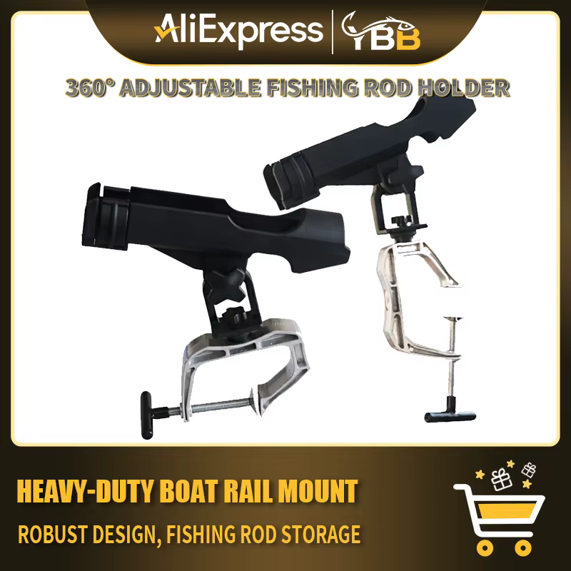 Soporte Válvula Barco Pesca – Aluminio Negro Anticorrosión - imagen 5