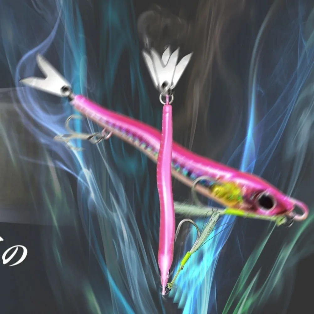 Snel Jig 3D impreso hundente de luz: anzuelo metal para pesca - imagen 4