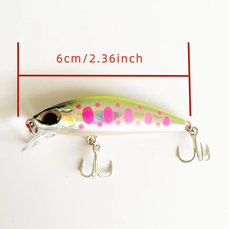 MEGAIMABASS señuelo minnow boca doblada sumergible para trucha - imagen 3