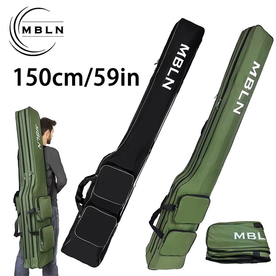 MBLN Bolsa para Cañas y Carretes Impermeable Plegable - imagen 3