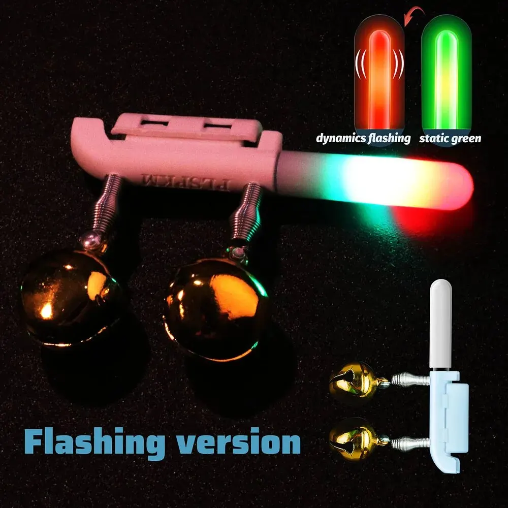 Alarma de picada con doble campana y linterna LED – Carga USB