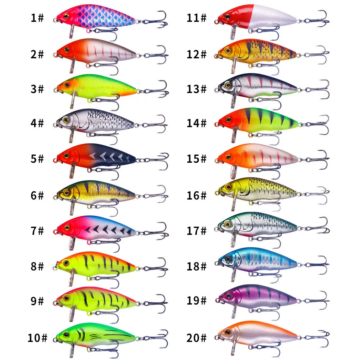 Acción tipo minnow en el agua