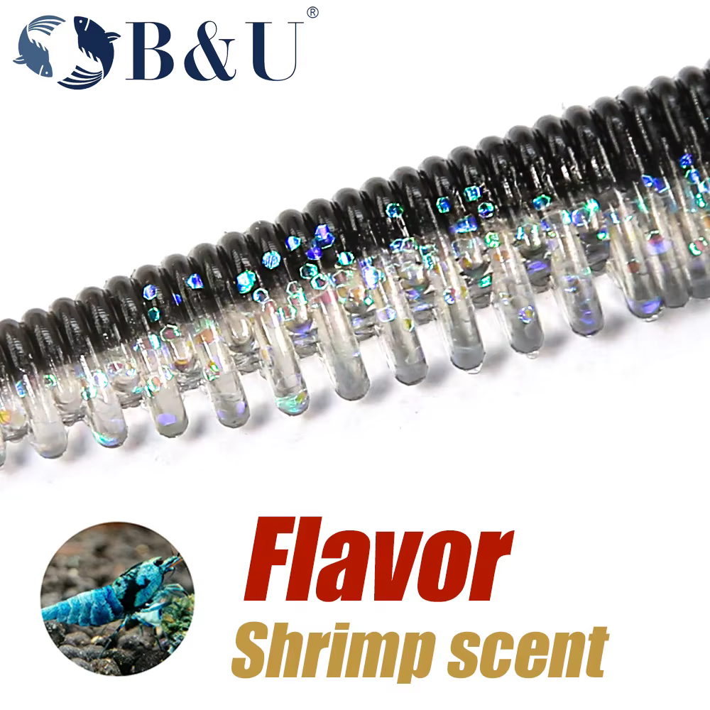 Awaru B&U Señuelos de silicona Shad para carpa 51-63mm Wobblers - imagen 4
