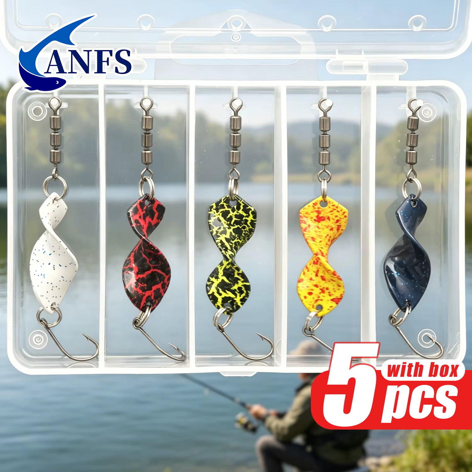 Spoons ANFS Trout Mega Twist – Cucharas para Trucha - imagen 4