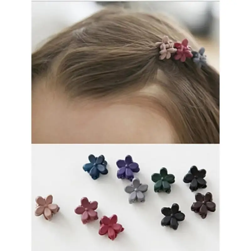 Pinza de pelo para montaje cebado con flor pastel – clip - imagen 3