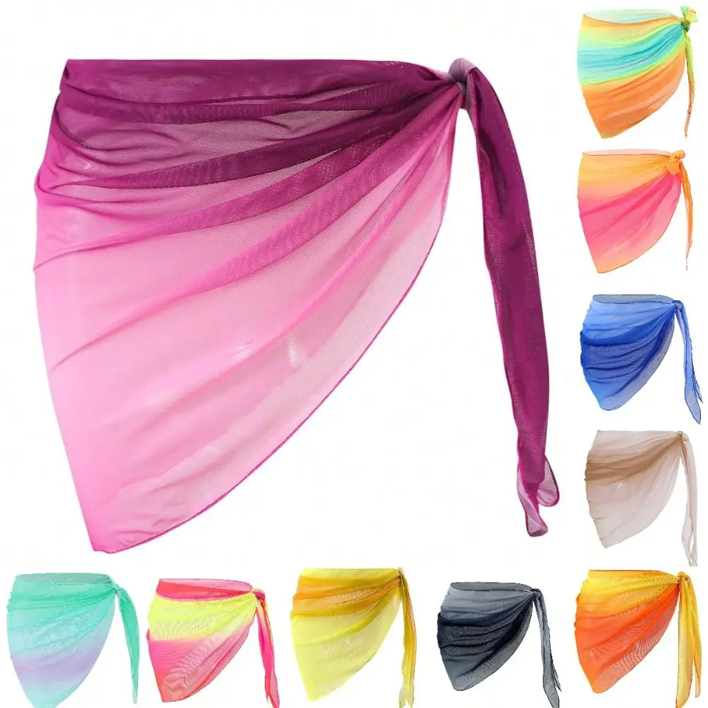 Vestido de playa corto de gasa con protección UPF y secado rápido - imagen 5