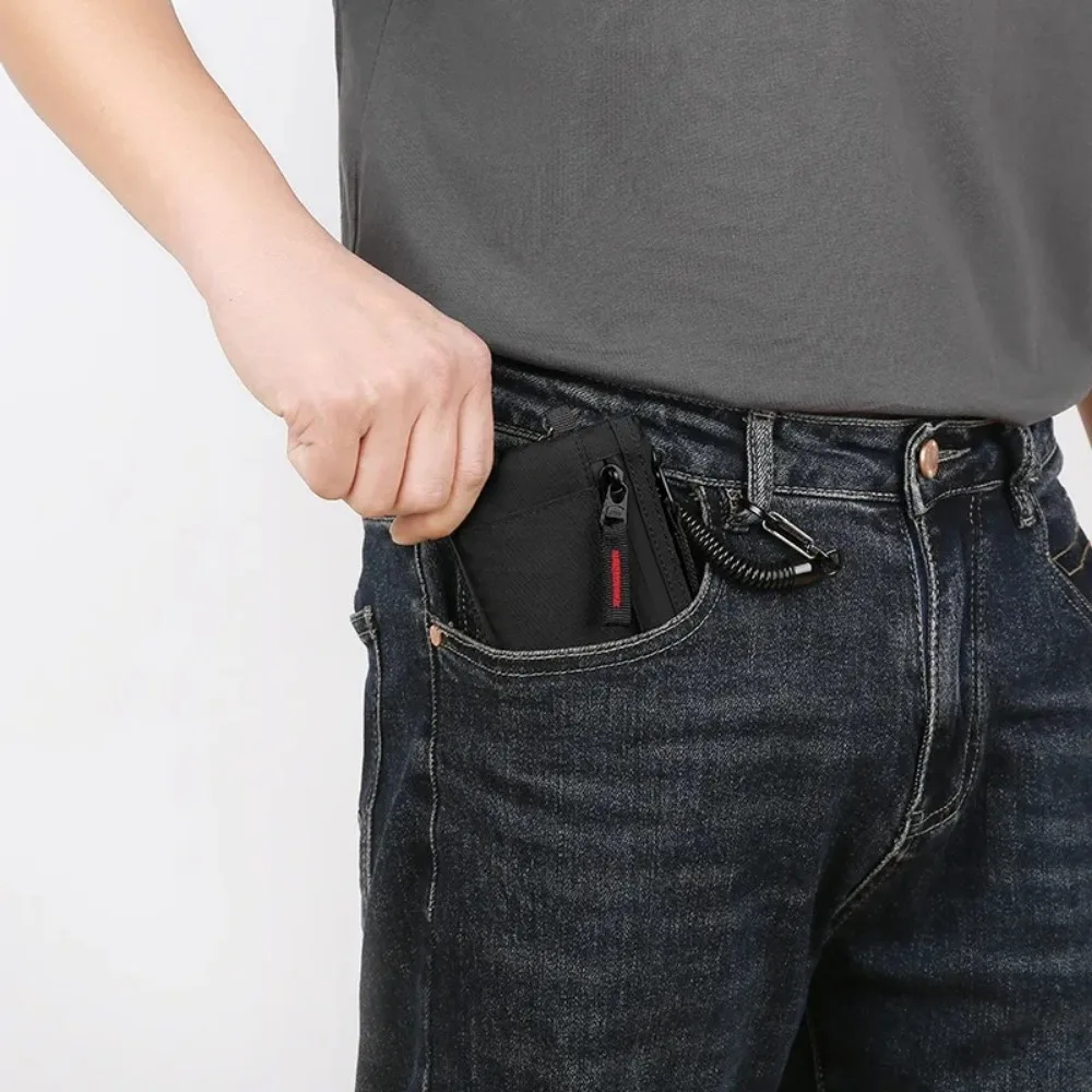 Cartera RFID antifraude con bloqueo y cierre para tarjetas hombre - imagen 3