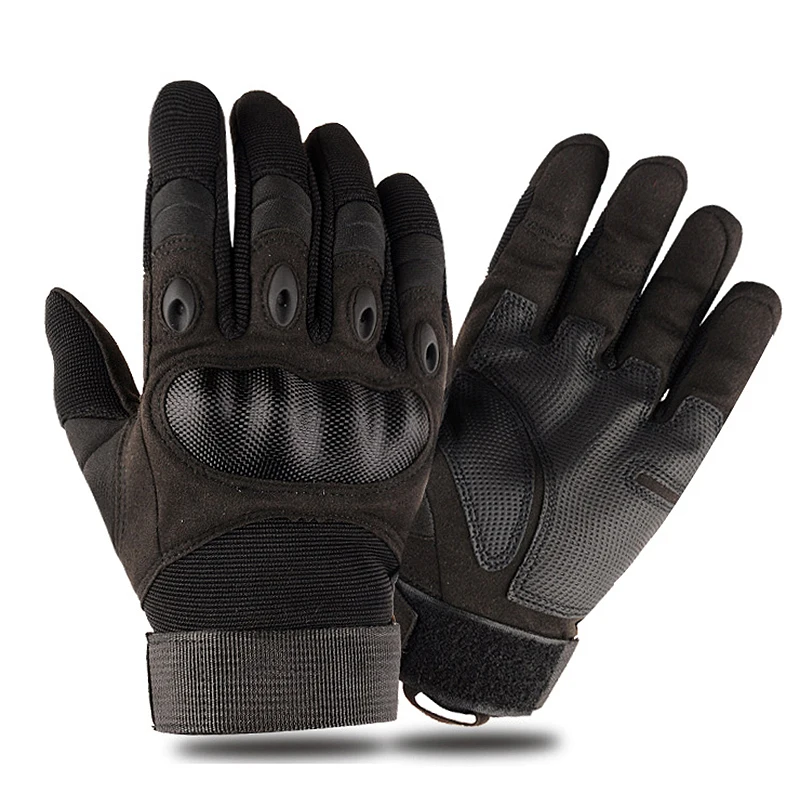 Guantes para paintball detalle de protección