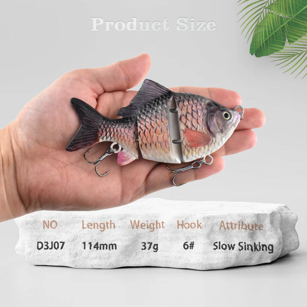 Wobbler hundido articulado para carpa con multiarticulación - imagen 3